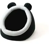 go gift Haustierbett 45 x 40 x 4 cm schwarz-weiß