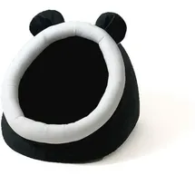 go gift Haustierbett 45 x 40 x 4 cm schwarz-weiß