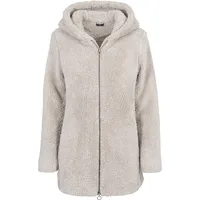URBAN CLASSICS Damen Ladies Sherpa Jacket, Black (TB1755-00208-0042) sand