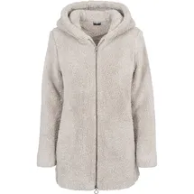 URBAN CLASSICS Damen Ladies Sherpa Jacket, Black (TB1755-00208-0042) sand