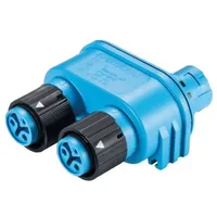 Wieland Electric 46.030.1254.9 Rundstecker Verteiler Gesamtpolzahl: 2 Serie (Rundsteckverbinder):