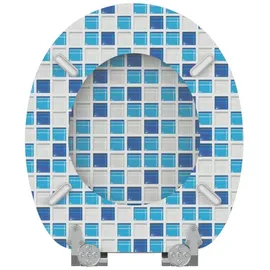 Sanilo WC-Sitz Mosaik Blau,