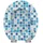 Sanilo WC-Sitz Mosaik Blau,