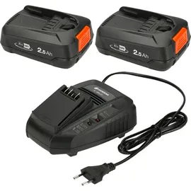 Gardena Starterset P4A 18V/45 Li-Ion 2 x 2,5 Ah  + AL 1830 CV 14907