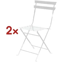 Paperflow meet powered by PAPERFLOW Gartenstühle EDEN weiß, 2 St.