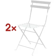 Paperflow meet powered by PAPERFLOW Gartenstühle EDEN weiß, 2 St.