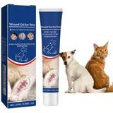 Wundpflegegel für Hunde und Katzen,Pet Wundpflegegel,Wound Gel for Pets,Wundsalbe für Hunde und Katzen,Wundgel für Katzen und Hunde,Schutzgel für Hunde und Katzen,Fördert die Wundheilung,20ml