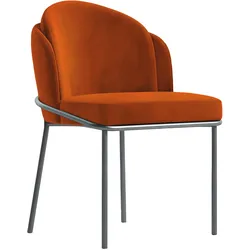 Penelope | Hotel Stuhl | Samt | Orange