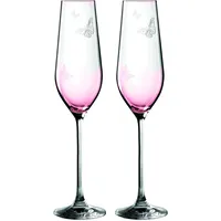 Royal Albert Miranda Kerr Flute (Set of 2), 7.8 oz, Pink by Royal Albert
