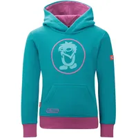 TROLLKIDS Troll Kapuzenpullover - Dark Turquoise / Bright Berry