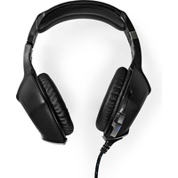 Nedis GHST250BK Kopfhörer / Headset Kabelgebunden Kopfband Gaming USB