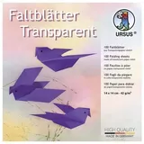 URSUS Faltblätter Faltblätter Transparentpapier, 14 x 14 cm, violett, 100 Blatt