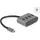 DeLock 63223 USB-Hub 4 Port USB 3.2 Gen 1 (3.1 Gen 1) Type-C Anschluss - Hub Schwarz