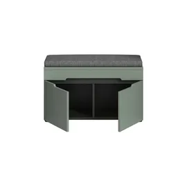 Möbel Kraft Sitzbank Canu Grau 80 x 45 x 37 cm