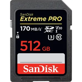 SanDisk Extreme Pro SDHC/SDXC UHS-I U3 R170/W90 512 GB
