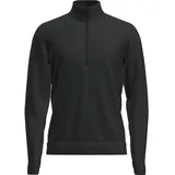 Icebreaker Herren 360 Realfleece Elemental Half Zip Pullover (Größe M, schwarz)