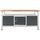 ADB Werkbank lichtgrau, anthrazitgrau 3 Schubladen 170,0 x 60,0 x 84,0 cm