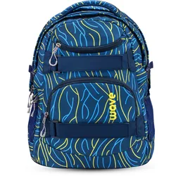 Wave Wave Infinity Schulrucksack "Yellow Lines" Koffer24