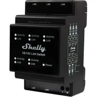 Shelly LAN Switch Elektroschalter Intelligenter Schalter Schwarz