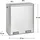 Svita Mülltrennsystem 60 l Silber