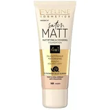 Eveline Cosmetics Satin Matt mattierendes Make-up mit Schneckenextrakt Farbton 103 Natural 30 ml