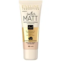 Eveline Cosmetics Satin Matt mattierendes Make-up mit Schneckenextrakt Farbton 103 Natural 30 ml