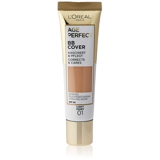 L'Oréal Paris Getöntes Feuchtigkeitsserum Age Perfect BB Cover 01 Light Ivory, 1 Stück