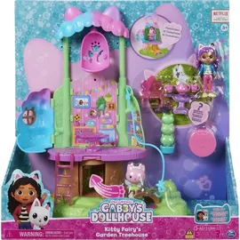 Spin Master Gabby's Dollhouse Kitty Fees Garten Spielset Baumhaus 36 cm