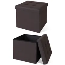 tavora Sitzhocker 38 x 38 x 38 cm 1-tlg. Braun