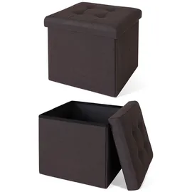 tavora Sitzhocker 38 x 38 x 38 cm 1-tlg. Braun