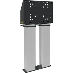 SmartMetals Bodenständer mit Lift Double XL für Bildschirme bis 98 Zoll