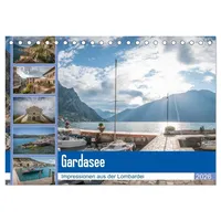 Calvendo Gardasee - Impressionen aus der Lombardei (Tischkalender 2026