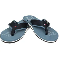 Tommy Hilfiger Flip-Flops für Herren Strandbad-Hausschuh mit Spitze aus Beachwear-Stoff Artikel XM0XM02885, DBX Blur coast, 42 - 42 EU