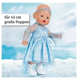 BABY born® BABY born Eisprinzessin 43cm, Eisprinzessinen-Kleid mit Schlittschuhen und Tiara für 43 cm Puppen, 836095 Zapf Creation