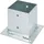 GAH Alberts Zaunpfosten 121 x 121 mm Silber/Feuerverzinkt