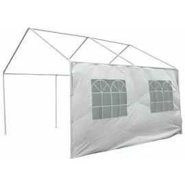 DEGAMO Seitenplane für Zelt 3x4 m Weiß