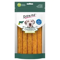 Dokas Dog Snack Churros mit Rinderleber, Süsskartoffel & Mehlwurm 150g