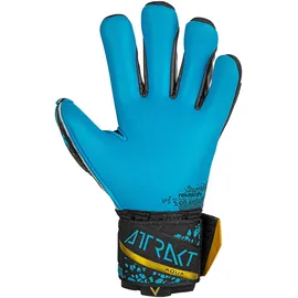 Reusch Torwarthandschuhe Attrakt Aqua Finger Support Gold/Schwarz/Mehrfarbig 9,5