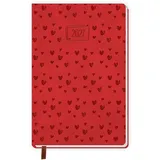 trotsch TRÖTSCH - Taschenkalender A7 Soft Touch Herzchen 2027