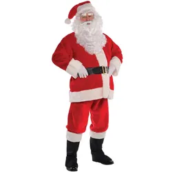 Santa Weihnachtsmann Kostüm Deluxe 6-teilig - M-L