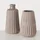 Boltze Vase Esko 2er-Set: Dunkelbraun