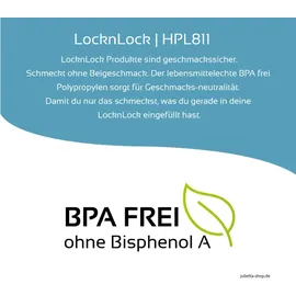 Lock & Lock Frischhaltedose rechteckig transparent 15 x 11 x 7 cm 0,6 l