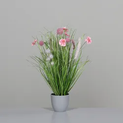 Kunstblume Wiesenblumen - pink