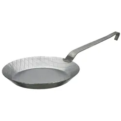 GSW Pfanne Gastro traditionell Eisen geschmiedet 24 x 3,0cm, induktionsgeeignet, backofenfest