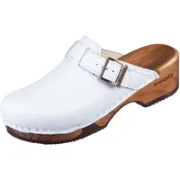 Woody Manu 6526 weiss weiss Glattleder für Damen, weiß, Größe 41 EU