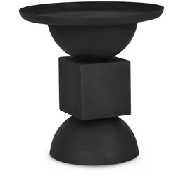 Beistelltisch Alka aus Metall, Schwarz