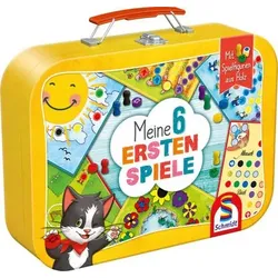 SCHMIDT SPIELE 40591 Meine 6 ersten Spiele im Metallkoffer