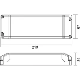 Deko-Light Netzgerät CV, 24V 34-100W, IP20, dimmbar, BASIC, DIM, CV, 24 V 34-100 W, Spannungs