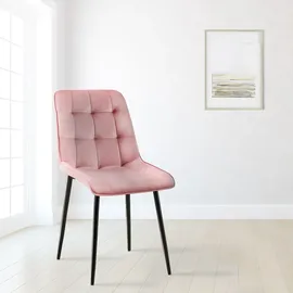 CLP Esszimmerstuhl Gifford Samtbezug I Küchenstuhl mit Rückenlehne