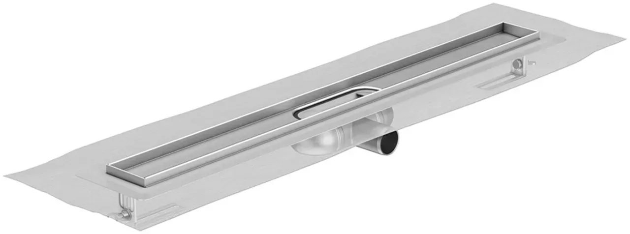 ACO ShowerDrain C, Rinnenkörper, 98,5 cm, Einbauhöhe Oberkante Estrich: 5,7 – 12,8 cm, ohne Aufkantu 9010.85.43